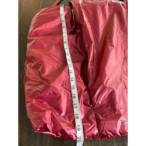 Anthropologie 2 Foot Large Carry It All Travel Tote Nylon Scrunch Bag NEW - Picture 7 of 7